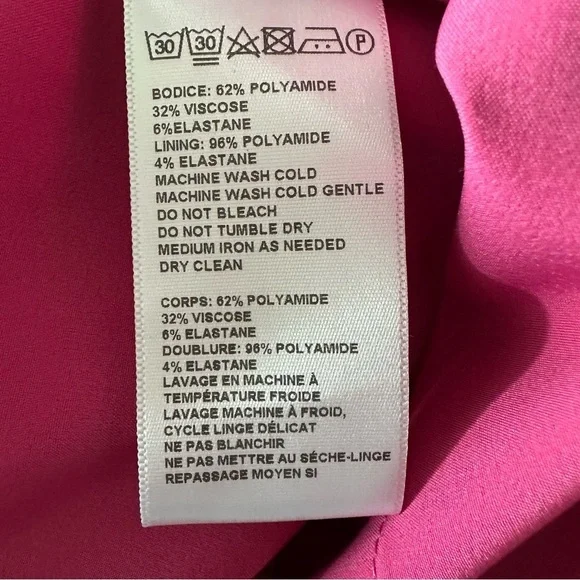 Anthropologie Black Halo Mystic Sheath Pink Bow Dress - Picture 10 of 11